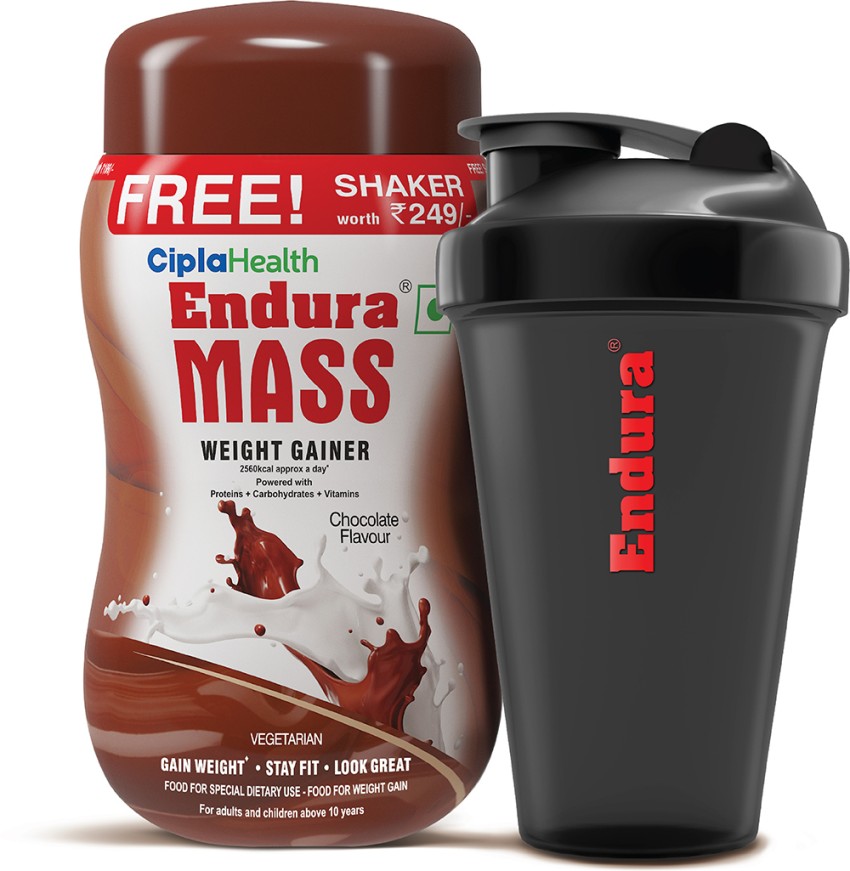 Endura Mass With Free Shaker Weight Gainers Mass Gainers Price