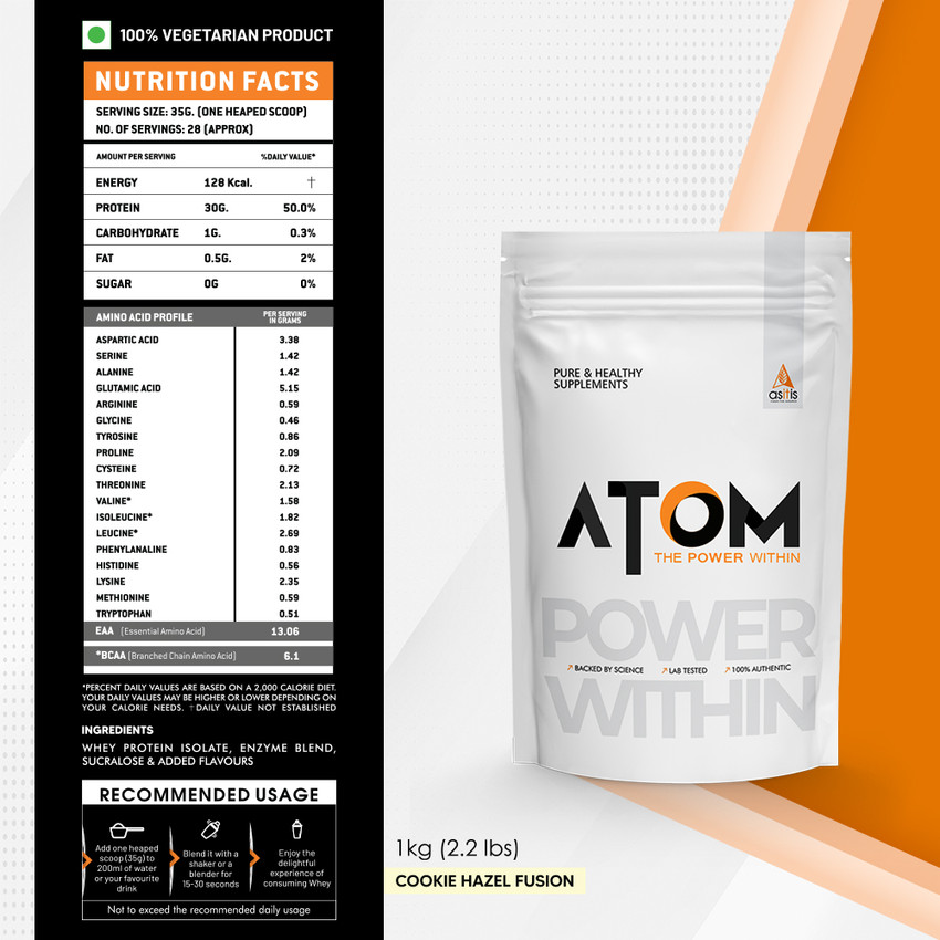 Whey protein isolate 1kg deals