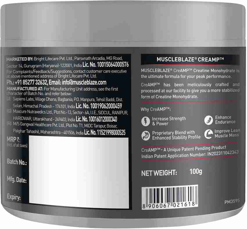 MuscleBlaze Super Gainer XXL 5 kg & Creatine Monohydrate Combo