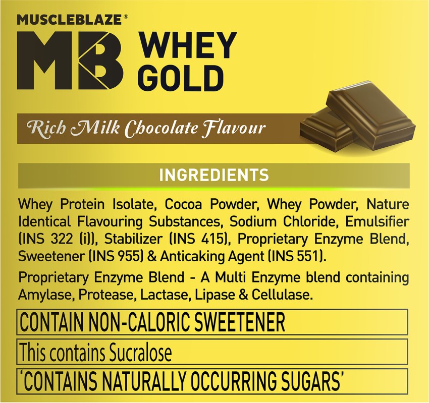 MB Whey Gold 100% Whey Protein Isolate 2Kg