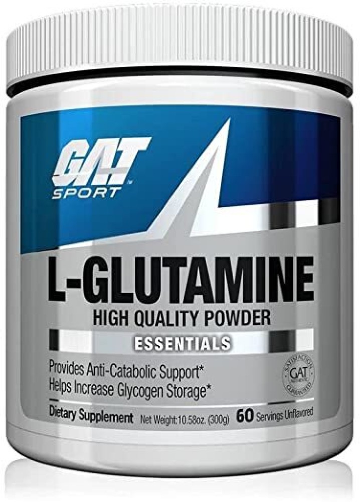 GAT SPORT L-Glutamine - 60 Servings Glutamine Price in India - Buy GAT  SPORT L-Glutamine - 60 Servings Glutamine online at