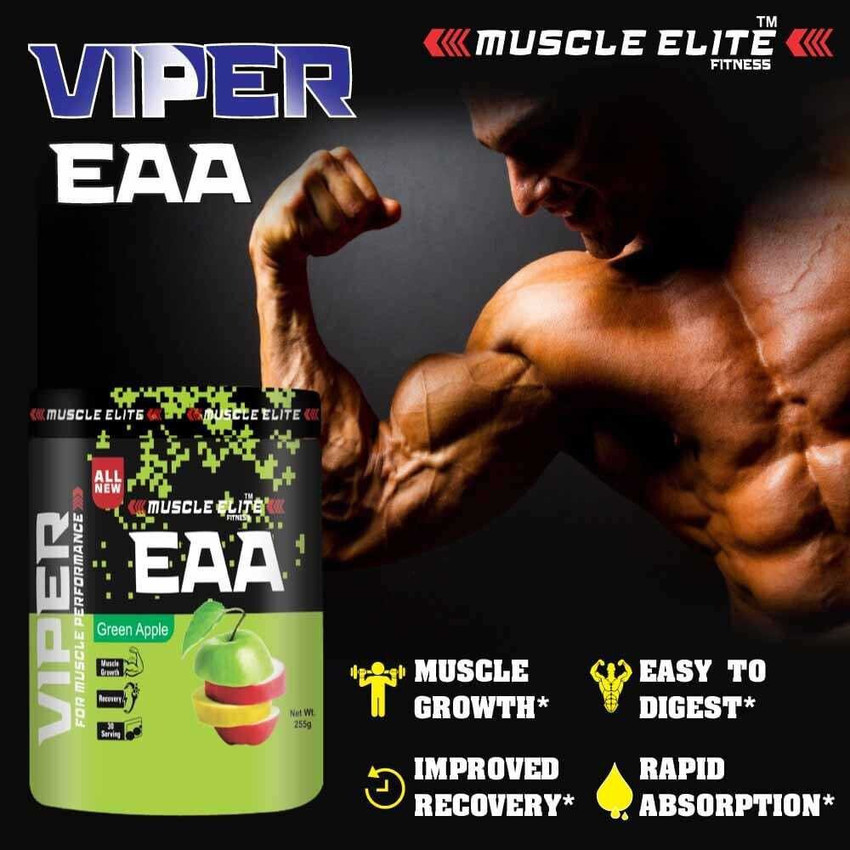 MUSCLE ELITE FITNESS EAA 30 Serving Muscle Growth Recovery 9