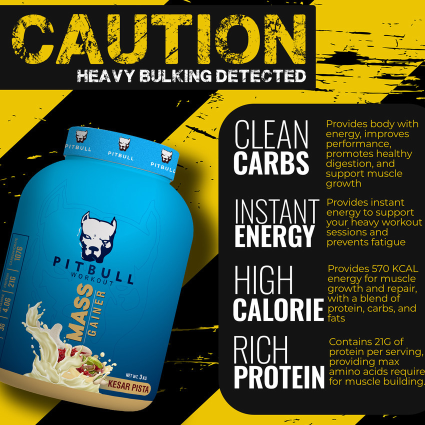 Pitbull shop weight gainer