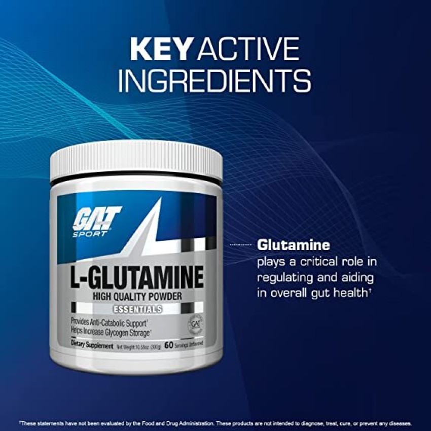 GAT SPORT L-Glutamine - 60 Servings Glutamine Price in India - Buy