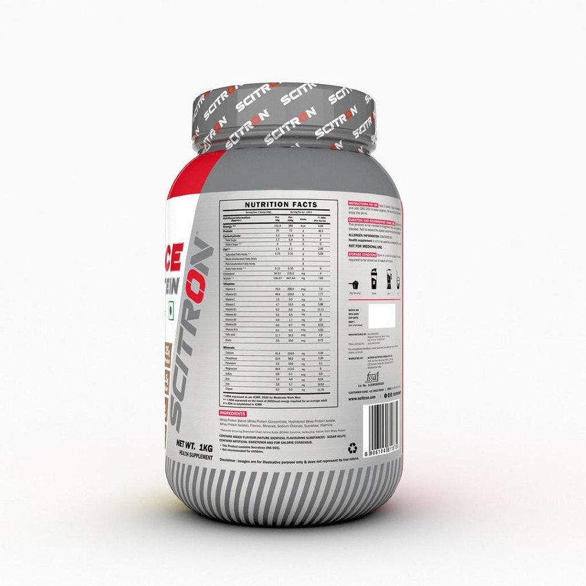 Scitron Premium Whey Protein Isolate [27g Protein Sugar], 48 OFF