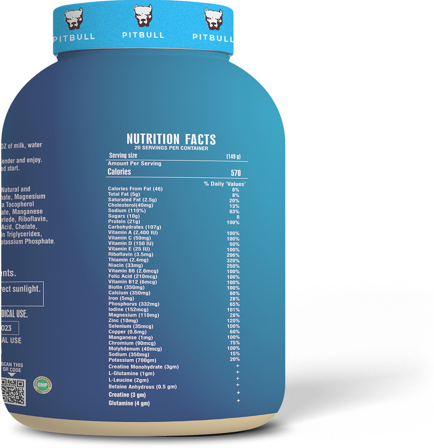 Pitbull mass gainer deals