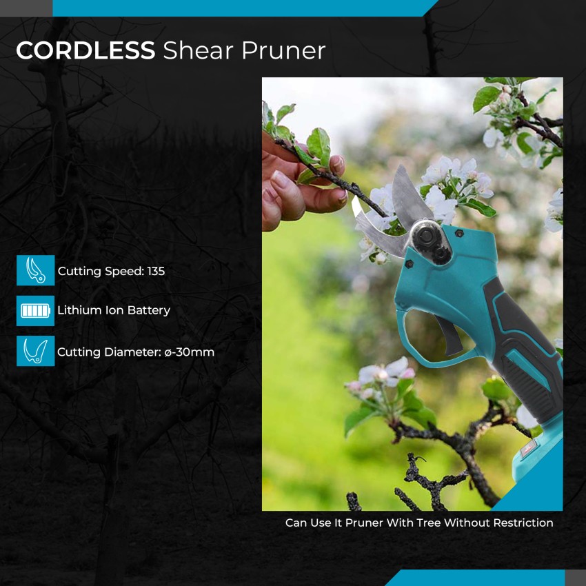 Cordless garden pruner for trees and shrubs new arrivals