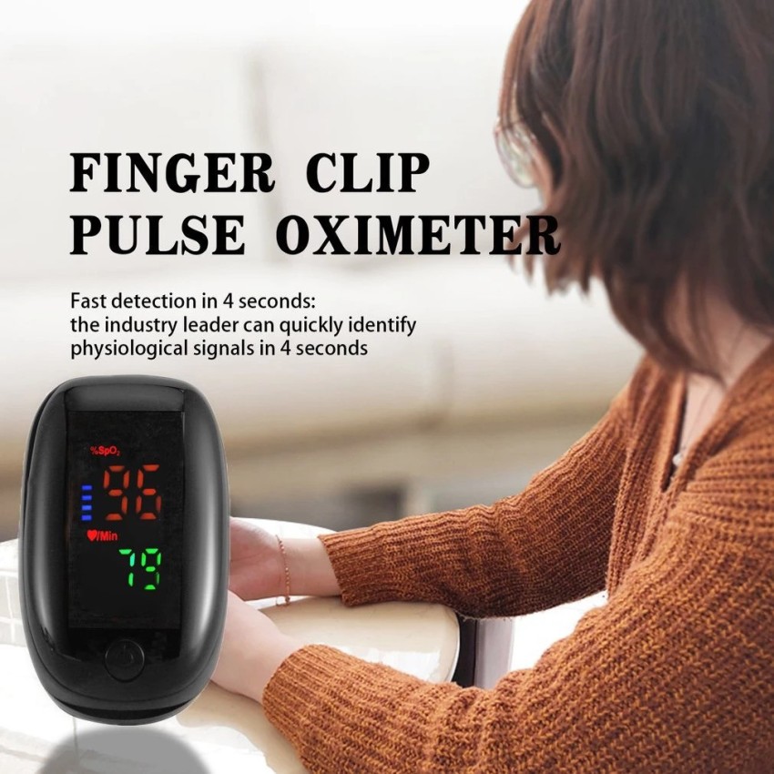 Finger Tip Pulse Oximeter Rechargeable SpO2 Heart Rate Blood Oxygen OLED  Monitor