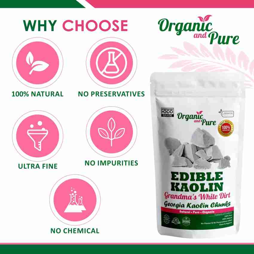 Georgia White dirt / edible clay edible dirt pure kaolin