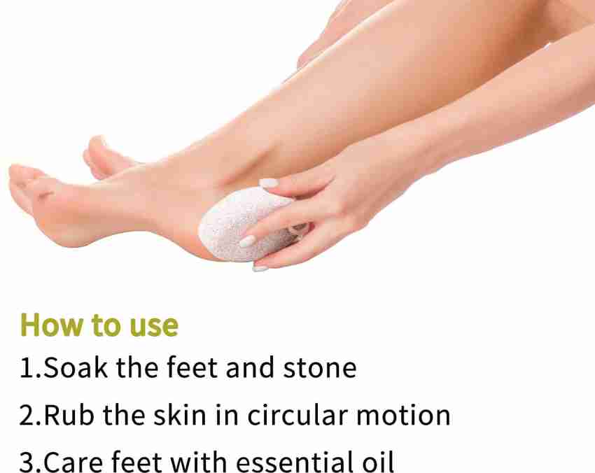 Buy Clensta Foot Scrubber for Dead Skin, Pumice stone for foot scrub, Pedicure Tools for Feet, Foot Filer For Women, Foot Scrub, Heel Scrubber  For Dead Skin