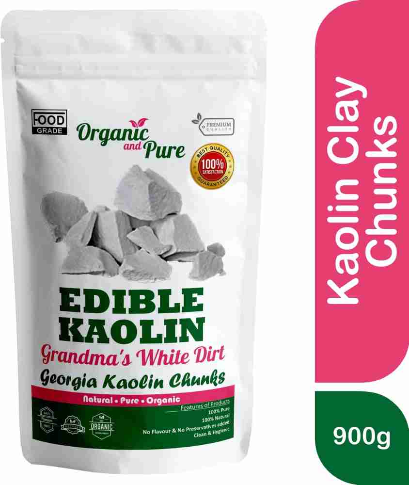 Organic and Pure Edible Kaolin Clay Chunks, Cleaned Kaolin Chunks