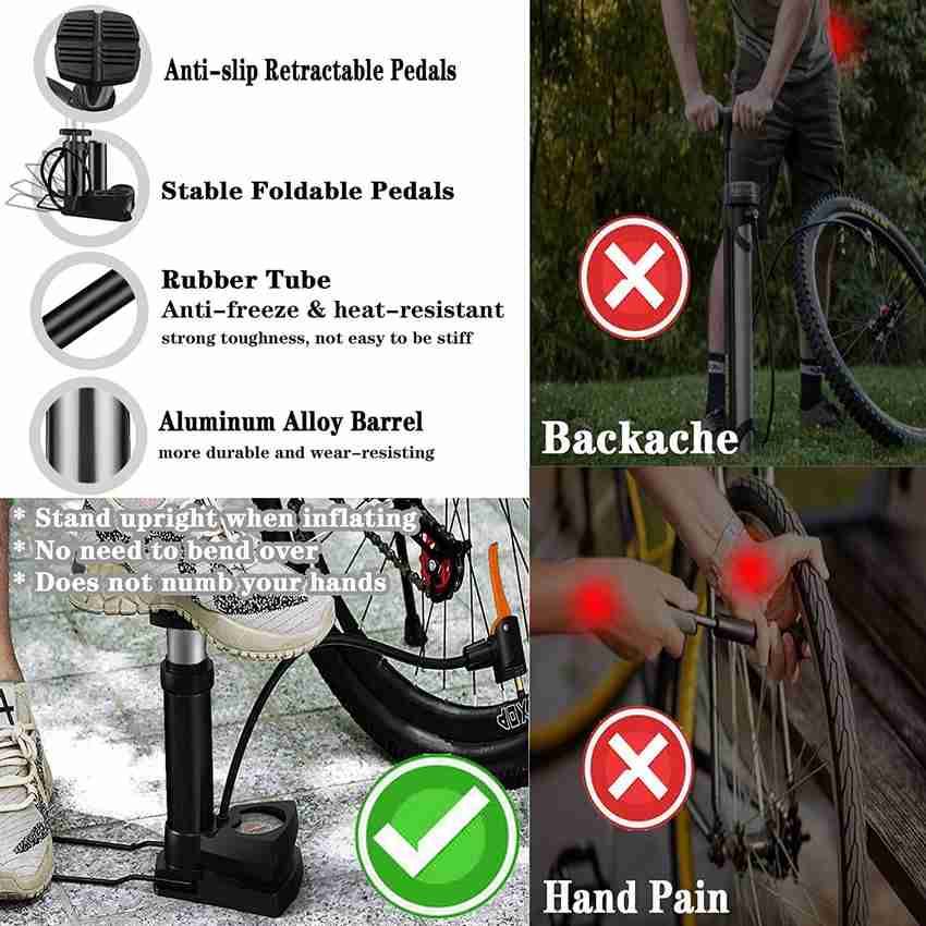 Bicycle tyre pump best sale