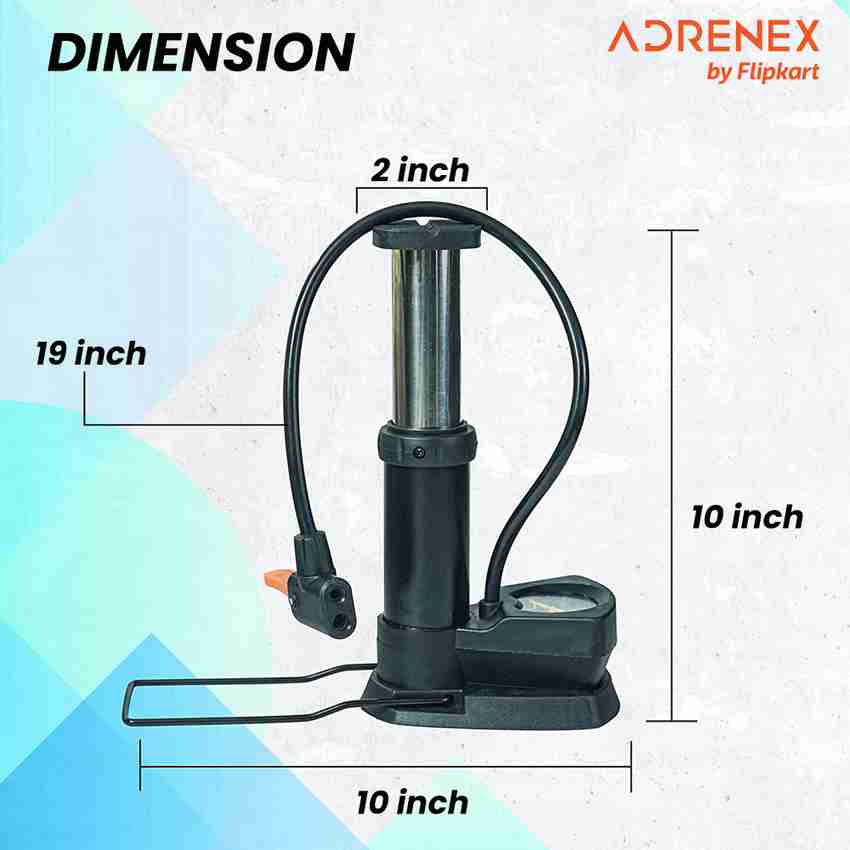 Adrenex by Flipkart Cycle Air Pump Multipurpose Mini Foot Pump for Ball Bicycle Car Motorcycle Football Pump Volleyball Pump Float Handball Pump Balloon Pump Buy Adrenex by Flipkart Cycle Air Pump