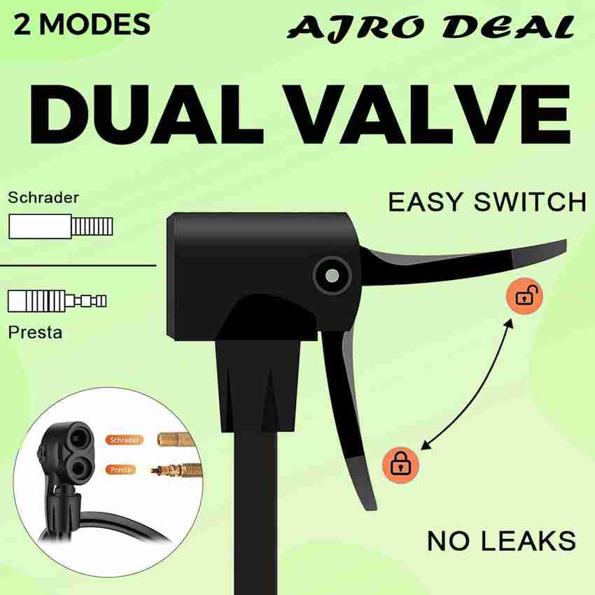 Double action bike pump online