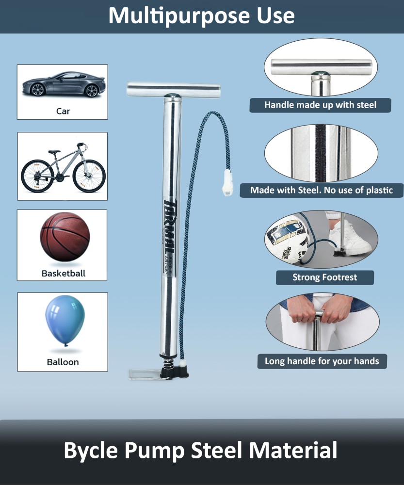 Tarmal Made in India Steel Bicycle, Car, Motorcycle, Ball Pump - Buy Tarmal  Made in India Steel Bicycle, Car, Motorcycle, Ball Pump Online at Best  Prices in India - Cycling