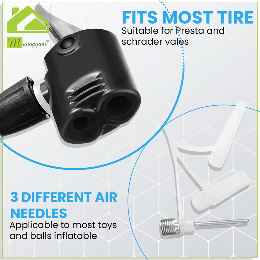 Manogyam Multifunction Portable Floor Bike Bicycle Air Ball Pump Buy Manogyam Multifunction Portable Floor Bike Bicycle Air Ball Pump Online at Best Prices in India Cycling Flipkart