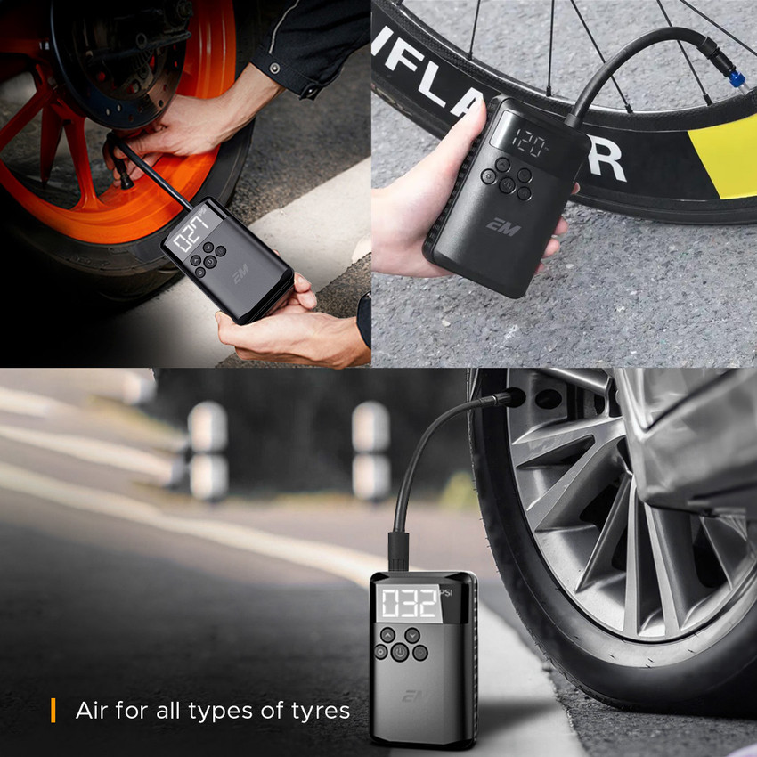 Smart air pump for bike top