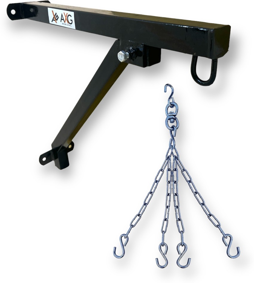 AXG NEW GOAL Heavy Duty Iron Wall Stand For Punching Bag with Stainless  Steel Punching Bag Chain Price in India - Buy AXG NEW GOAL Heavy Duty Iron  Wall Stand For Punching