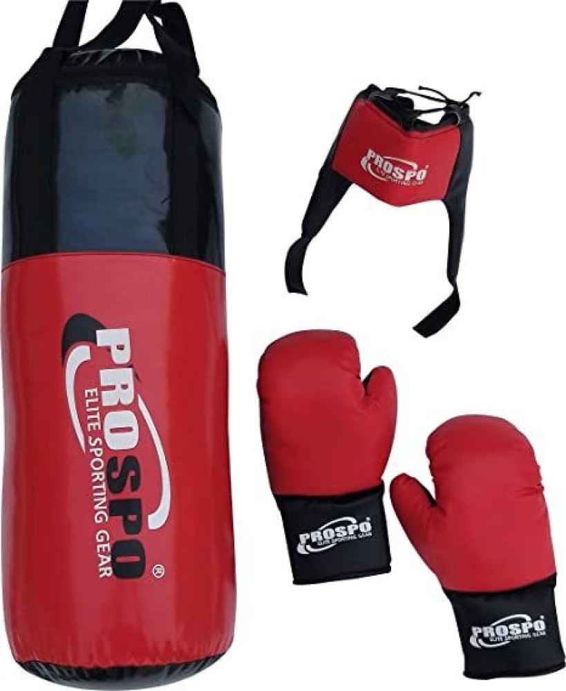 PROSPO Kid Set - Kidsboxing Start-Up Set/Boxing Toy(Punching Bag, Gloves and Headgear) Hanging Bag - Buy PROSPO Kid Set