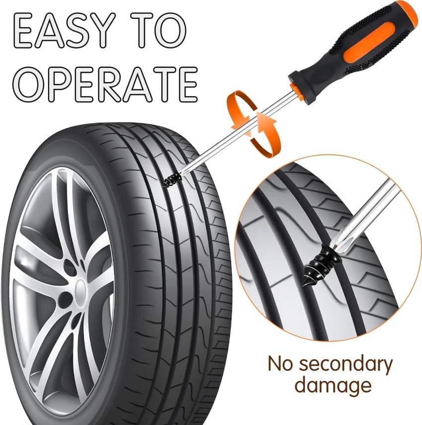 10pcs Rubber Nails / Strips Vacuum Tyre Repair Nail Plug Puncture Repair  Strip Seals Auto Motorcycle Bike Wheel Tire Repair Kits - Tire Repair Tools  - AliExpress