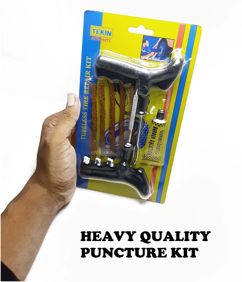 Tubeless tyre deals repairing kit