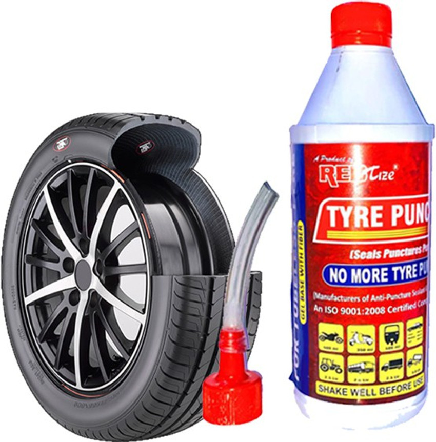 Puncture in tubeless outlet tyre