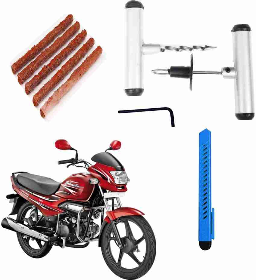 DheVan Puncture Repair Kit with Solid Metal Handle For Hero Super Splendor Tubeless Tyre Puncture Repair Kit Price in India Buy DheVan Puncture Repair Kit with Solid Metal Handle For Hero