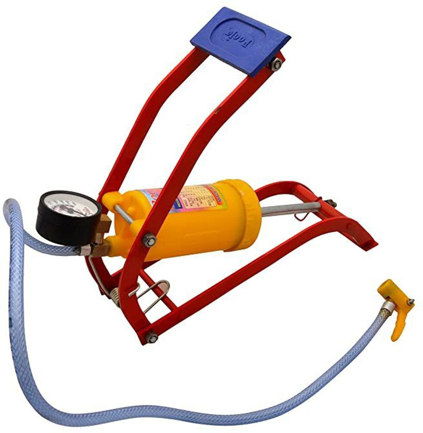 Tyre puncture store pump