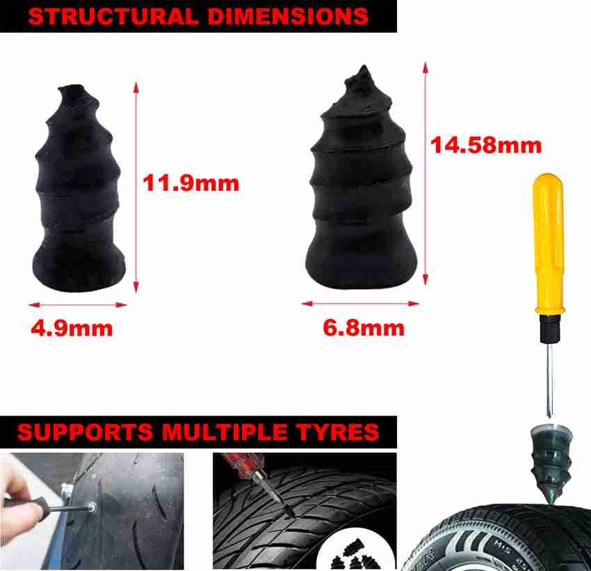 Tubeless tire patches on sale