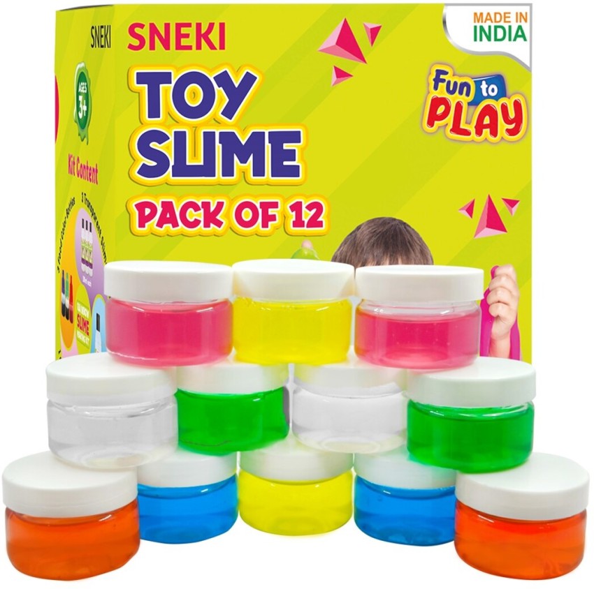 Buy HOTKEI (Make 15+ Slimes) Multicolor Scented DIY Magic Toy Slimy Slime  Activator Glue Gel Jelly Putty Making kit Set Toy for Boys Girls Kids Slime  Activator Making Kit 3 Transparent Glue