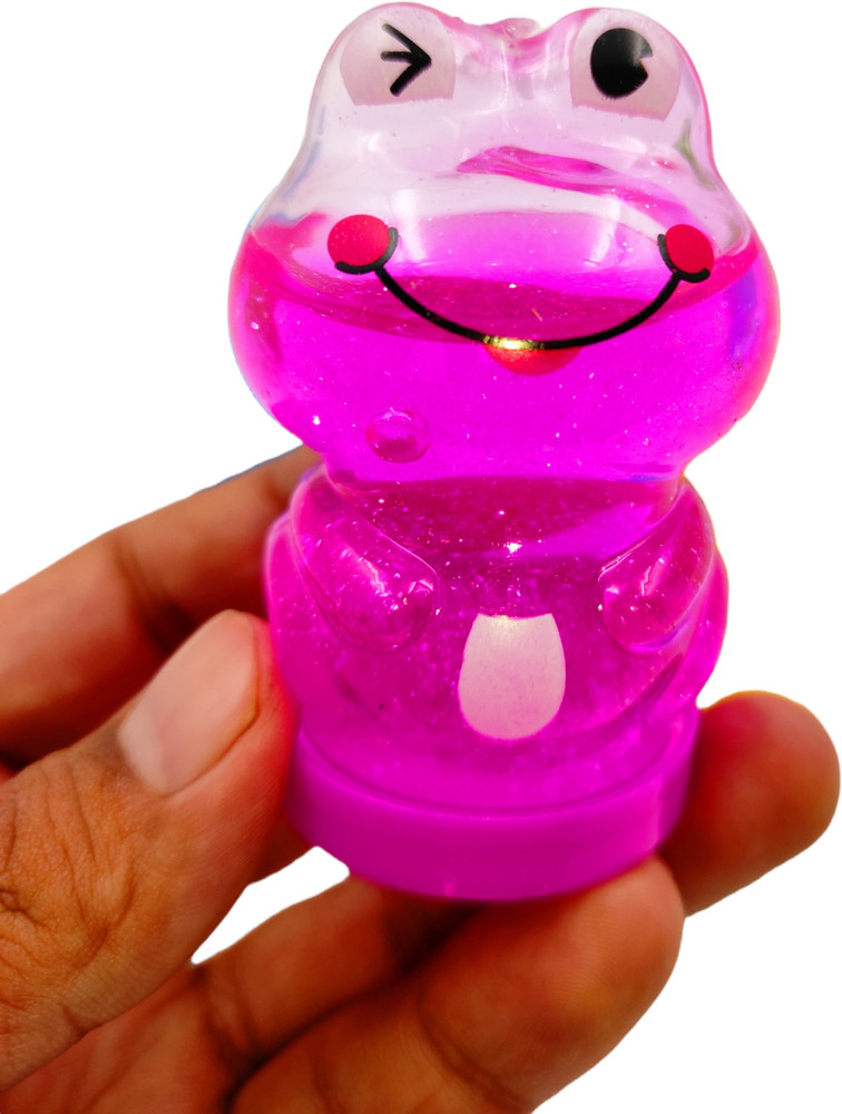 Johnnie Boy Frog poop slime glue pack of 4 Multicolor Putty Toy