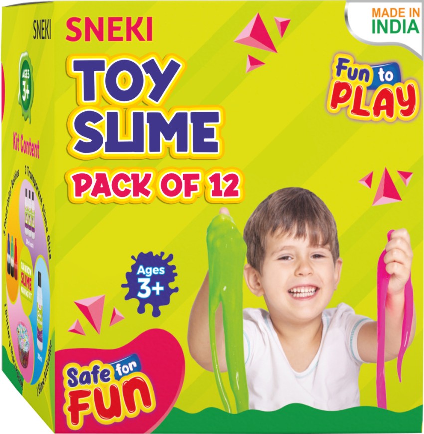 Buy HOTKEI (Make 15+ Slimes) Multicolor Scented DIY Magic Toy Slimy Slime  Activator Glue Gel Jelly Putty Making kit Set Toy for Boys Girls Kids Slime  Activator Making Kit 3 Transparent Glue