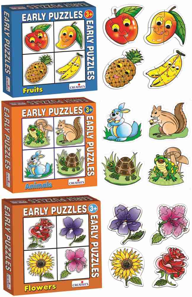 Flower Fish and Fruit Jigsaw Puzzle