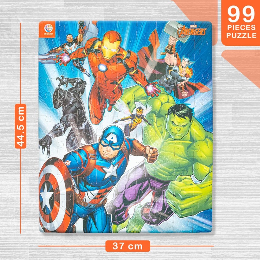 RATNA'S Marvel Avengers Jigsaw Floor puzzle (99 Pieces) (2520) - Marvel  Avengers Jigsaw Floor puzzle (99 Pieces) (2520) . Buy AVENGERS toys in  India. shop for RATNA'S products in India.
