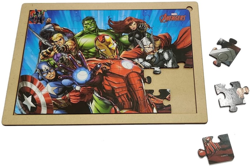 Ratna's Marvel Avengers 500 Pieces Jumbo Floor Jigsaw Puzzle (Size