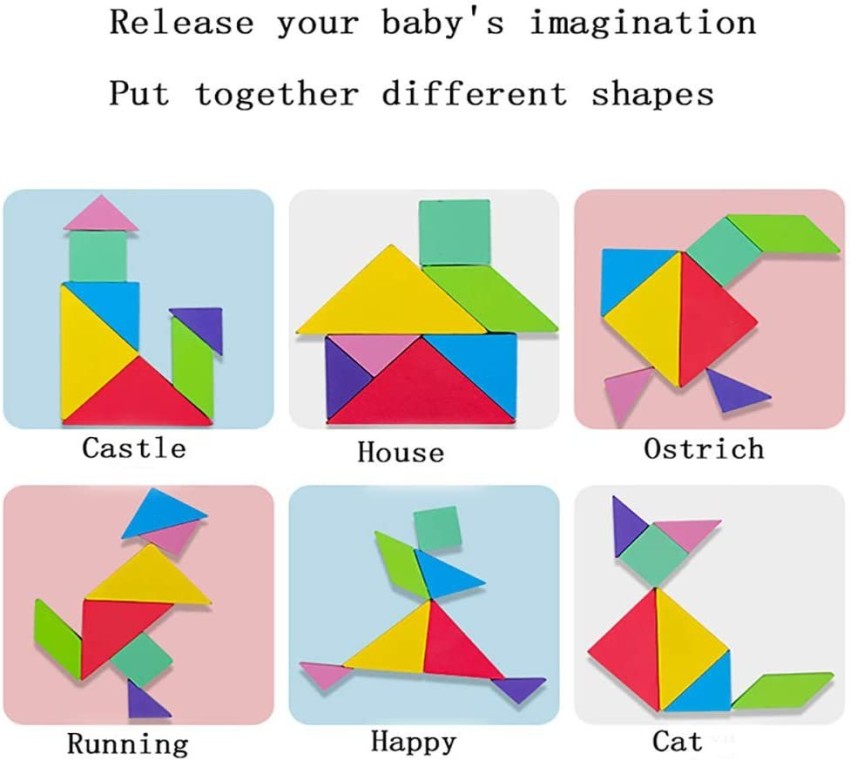 Parteet Learning Magnetic Shapes (Pack of 20 Shapes) Magentic