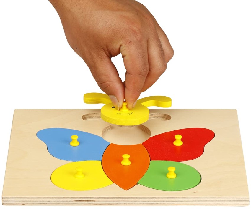 Pigloo Wooden Butterfly Puzzle Toy - Wooden Butterfly Puzzle Toy . Buy  Butterfly toys in India. shop for Pigloo products in India.