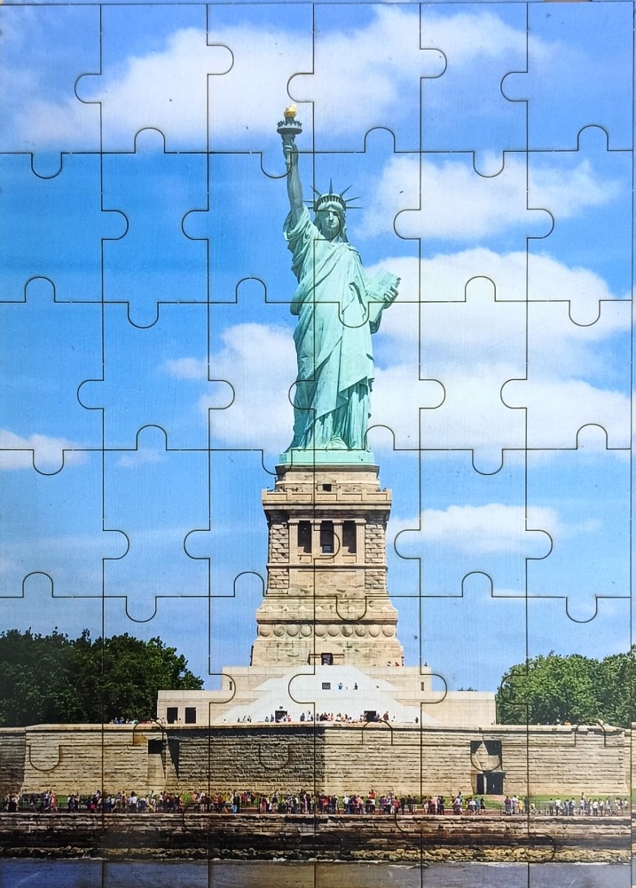 Liberty hot wooden jigsaw puzzle