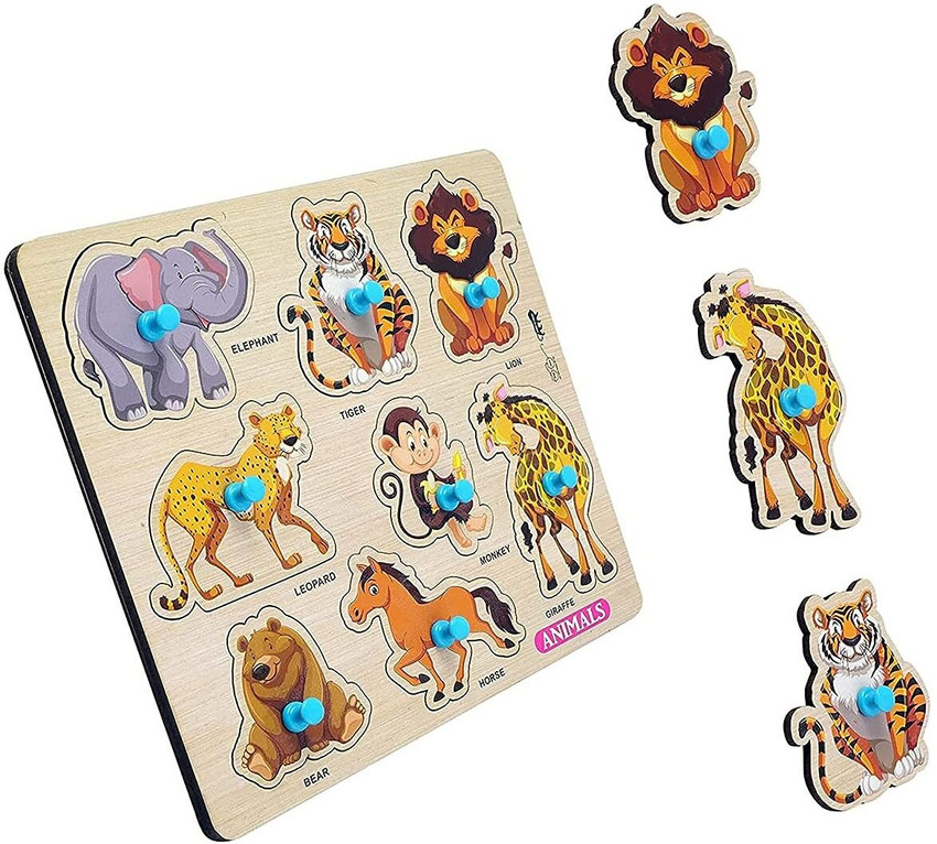 littlewish Jungle Animal Wooden Puzzle Wooden Toys for Kids 3 Jigsaw Puzzles BIG SIZE Jungle Animal Wooden Puzzle Wooden Toys for Kids 3 Jigsaw Puzzles BIG SIZE shop