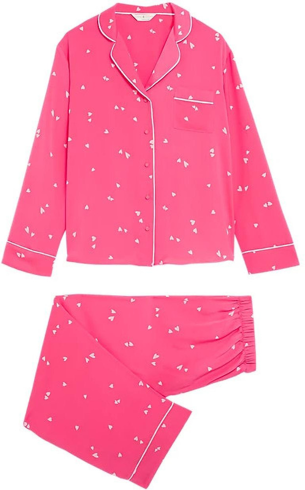 M & best sale s satin pyjamas