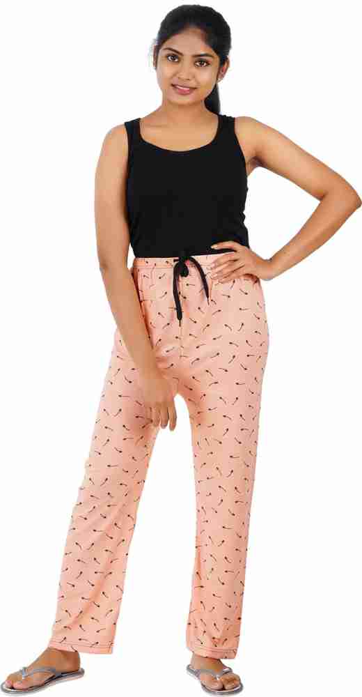 Buy Suman Tex Women's Pajamas pack of 2 Multicolor (XL) Online at
