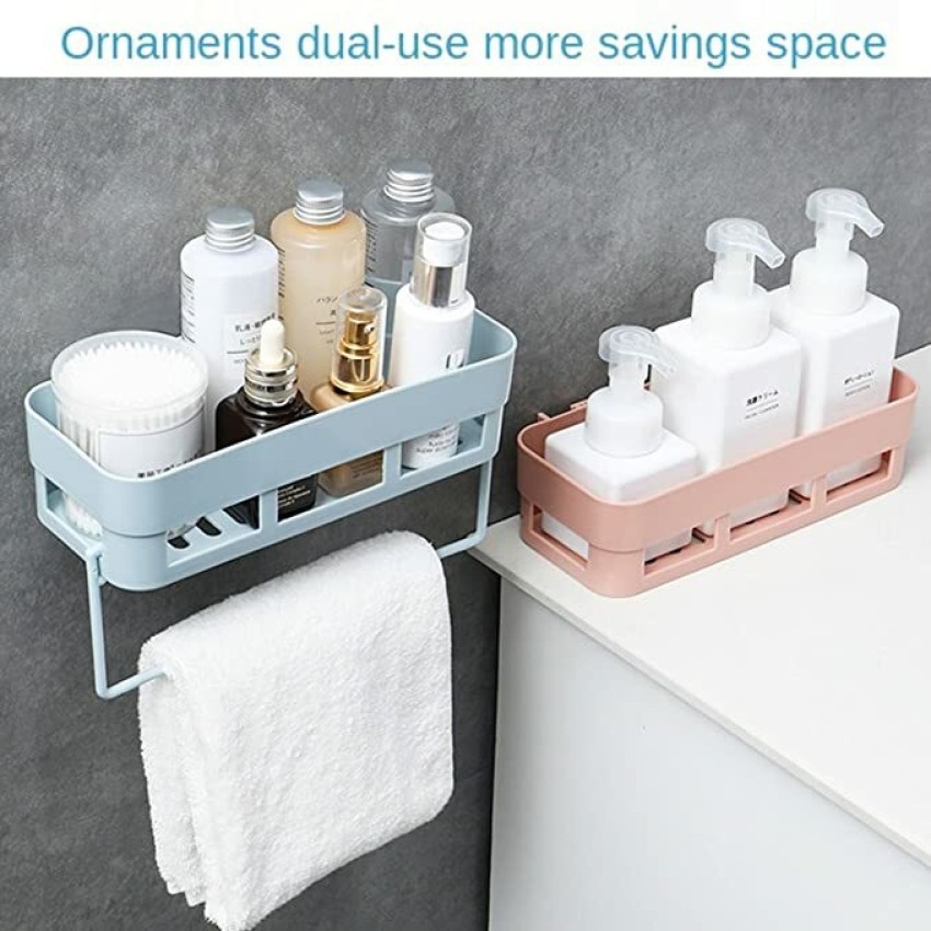 Suction Cup Shower Caddy Bathroom Shower Shelf Storage Basket Wall Mounted  Organizer for Shampoo, Conditioner, Plastic Shower Rack for Kitchen &  Bathroom, Drill-Free Removable, White 