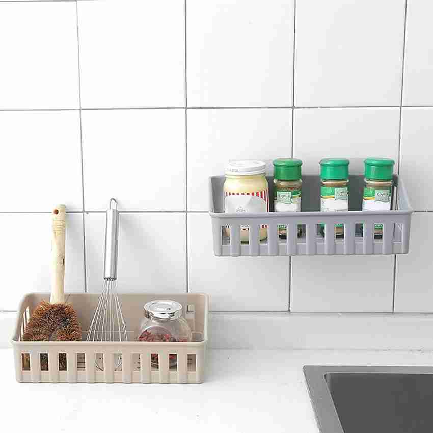 Kitchen Bathroom Shelf Self-Adhesive Sticker Hooks Multipurpose