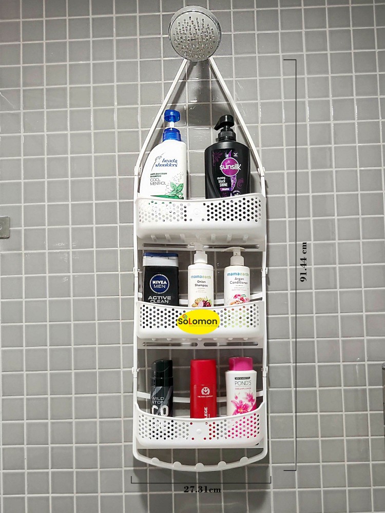 DIY shower caddy hanger!