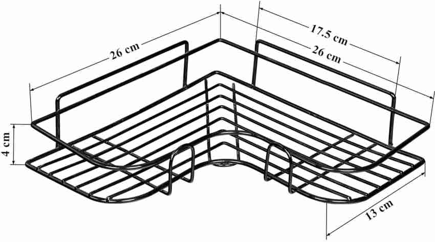 Plantex Advance Self-Adhesive Shelf Organizer for Bathroom and