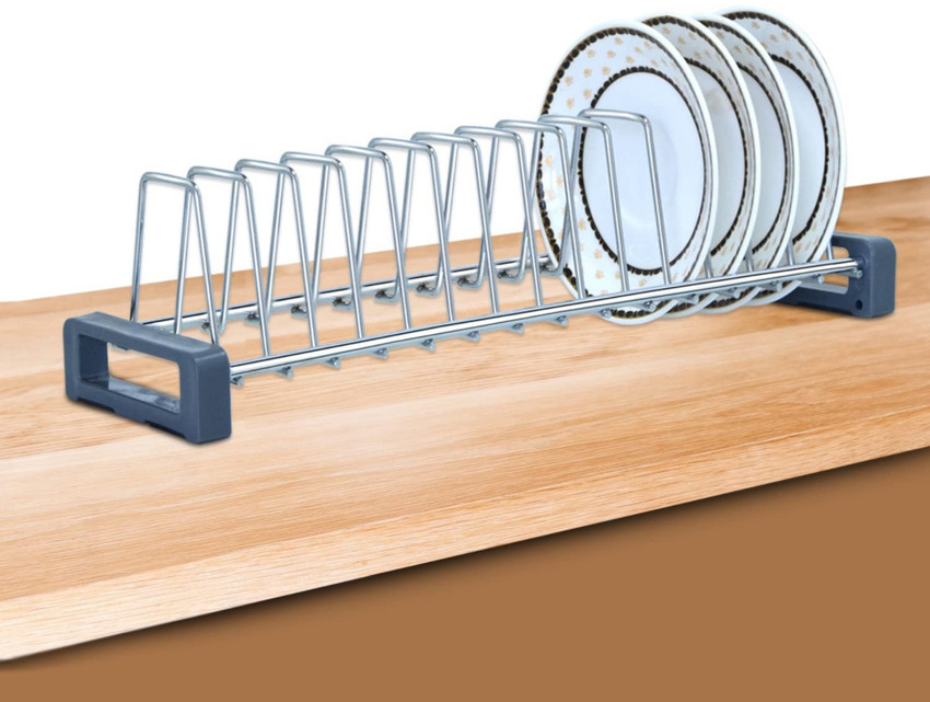 DSD de silver designer Kitchen Dish Rack Drainer Drying Rack with Removable Drain Board Stainless Steel Wall Shelf Price in India Buy DSD de silver designer Kitchen Dish Rack Drainer
