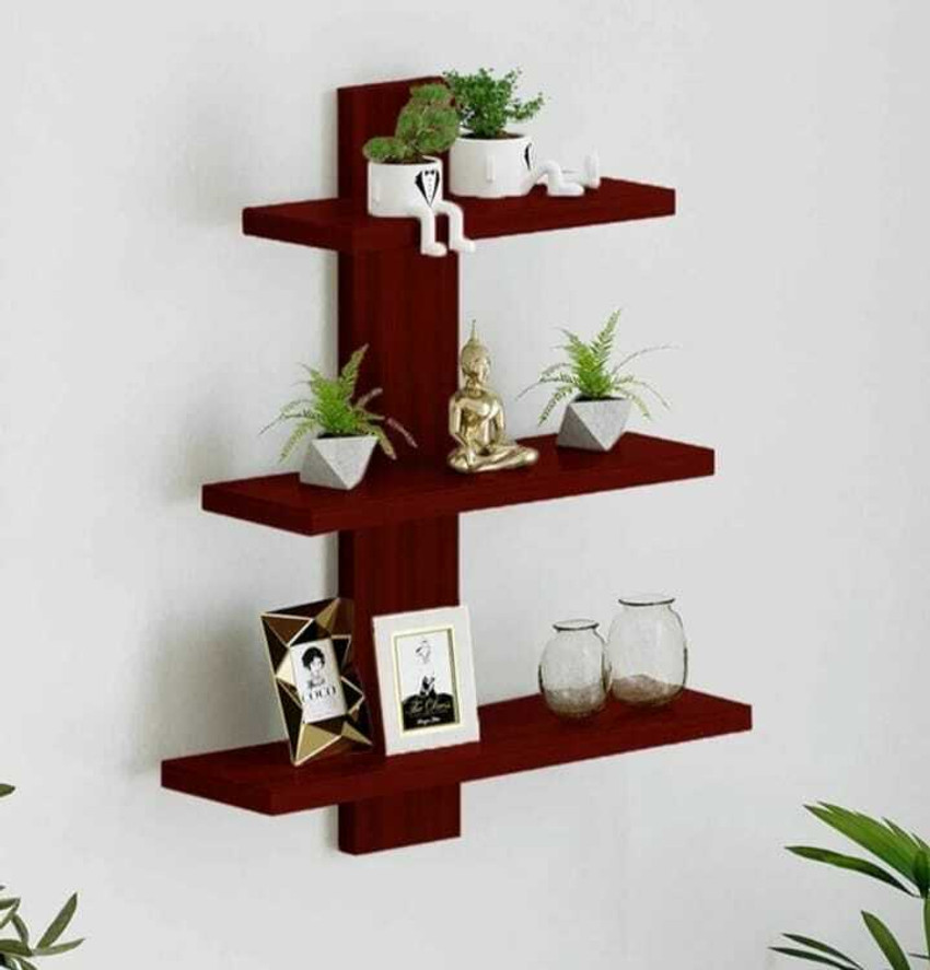 wood iron ふざけ shelf 440*1200*300〈ブラウン〉