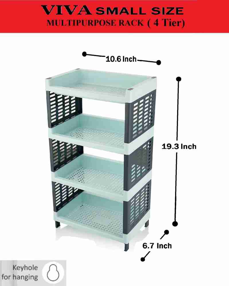 Buy SUMOWARE Viva Small Size, 4 Layer Rack for Office Multipurpose Rack, Stand