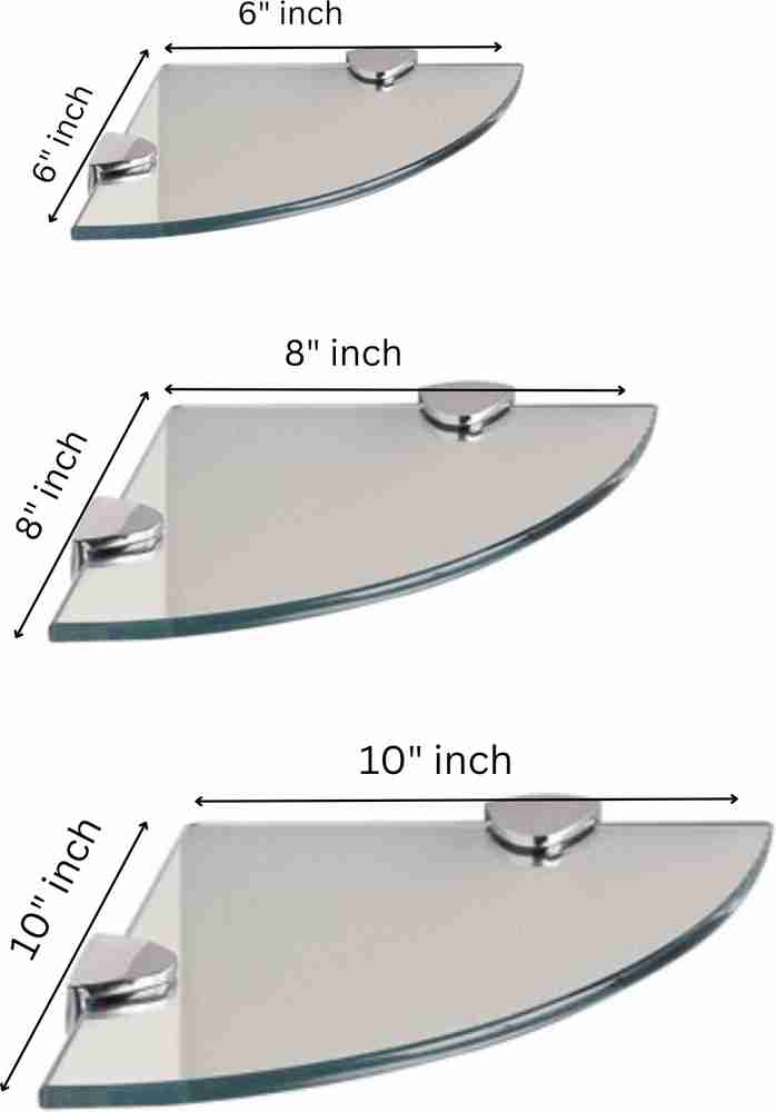 6 inch corner shop shelf