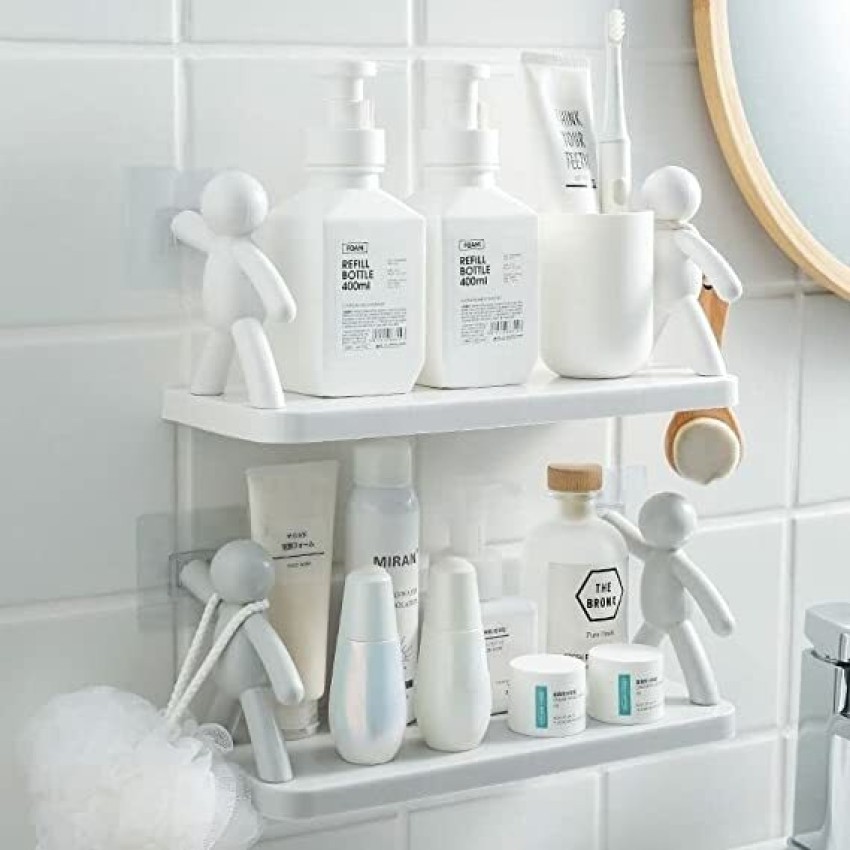 Sarvatr Shower Caddy Hanging Bathroom Organizer with Two Shelves